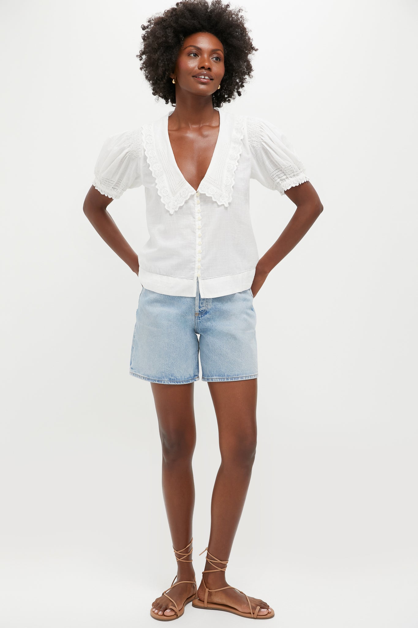White The Manor Top