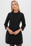 Black Crepe Haley Dress