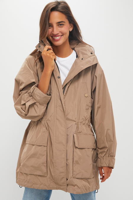 Marron Glace Arley Raincoat