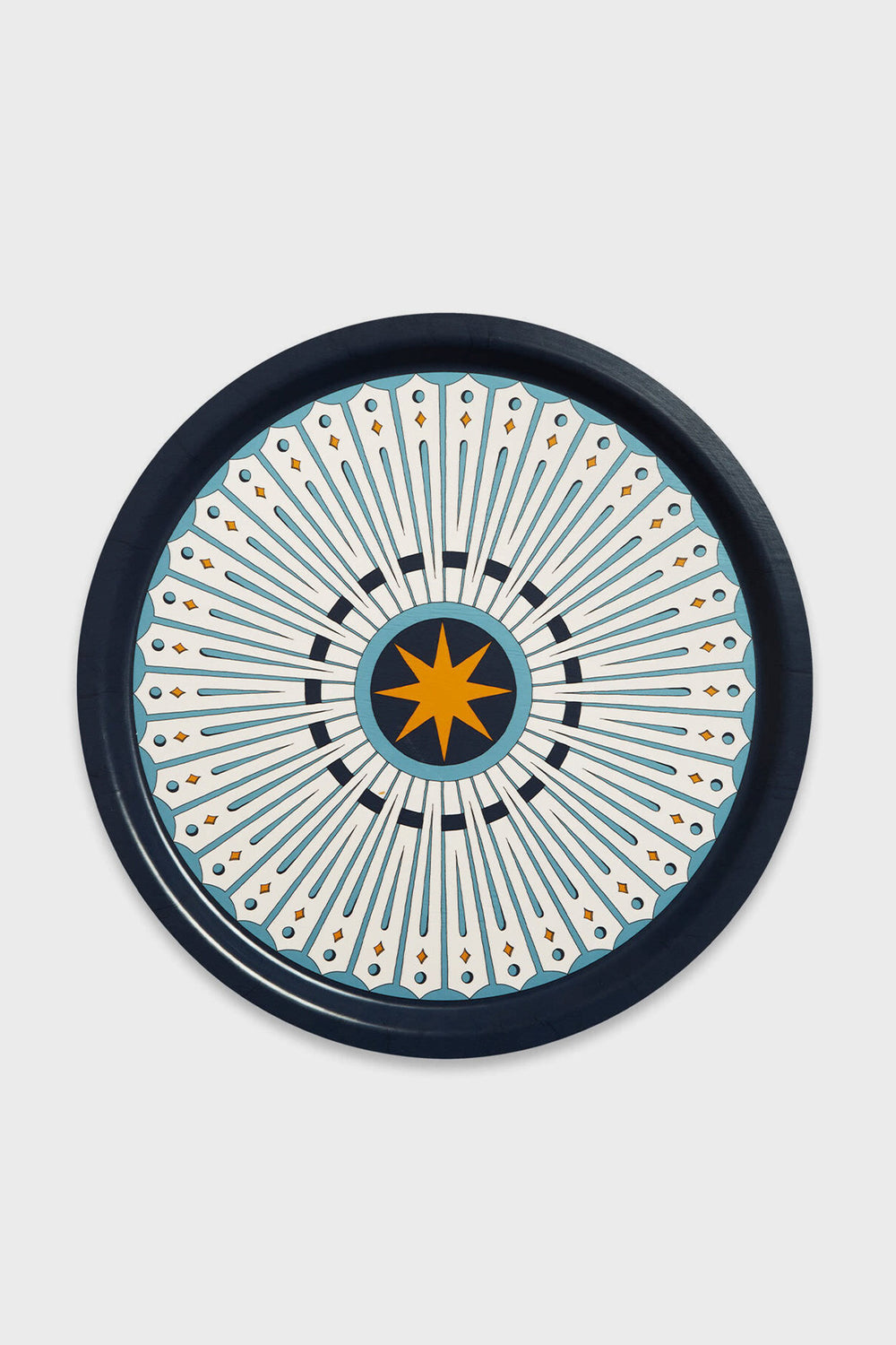 Feria Round Printed Tray