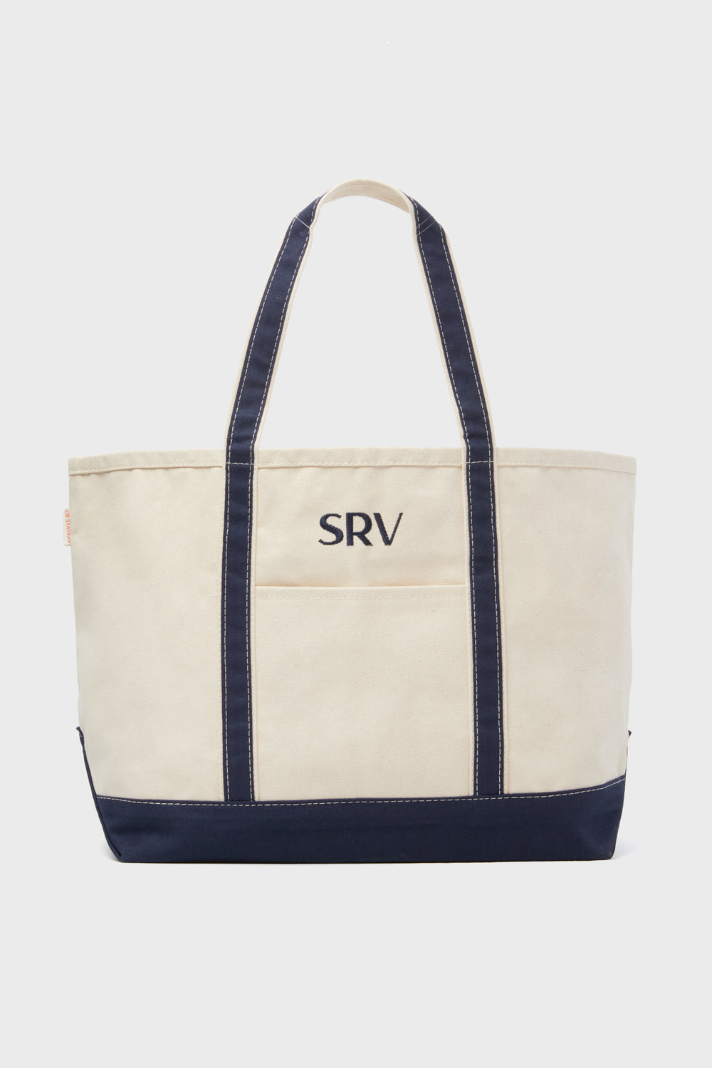 canvas tote bags for travel Navy Large Canvas Tote