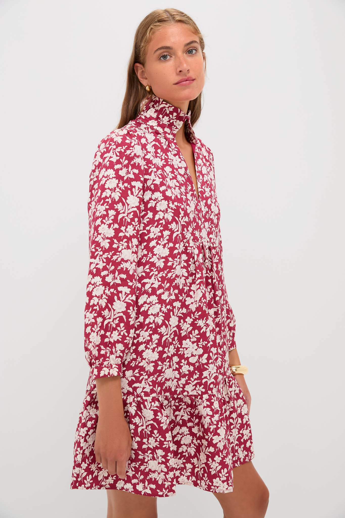 Pomegranate Bloom Palmerston Dress