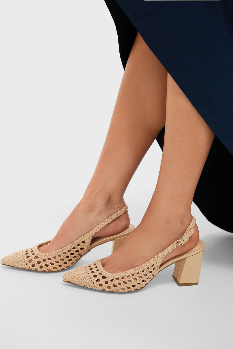 Light Natural Zaiden Heels