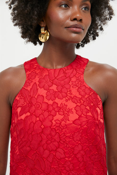 Peony Racer Mini Dress