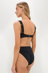 Black Rib Hayden Bikini Top