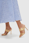 Pale Gold Asha Mignon Heels
