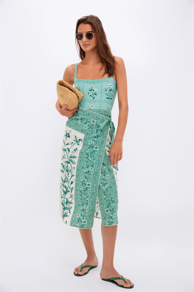 Green Jelly Flip Flops