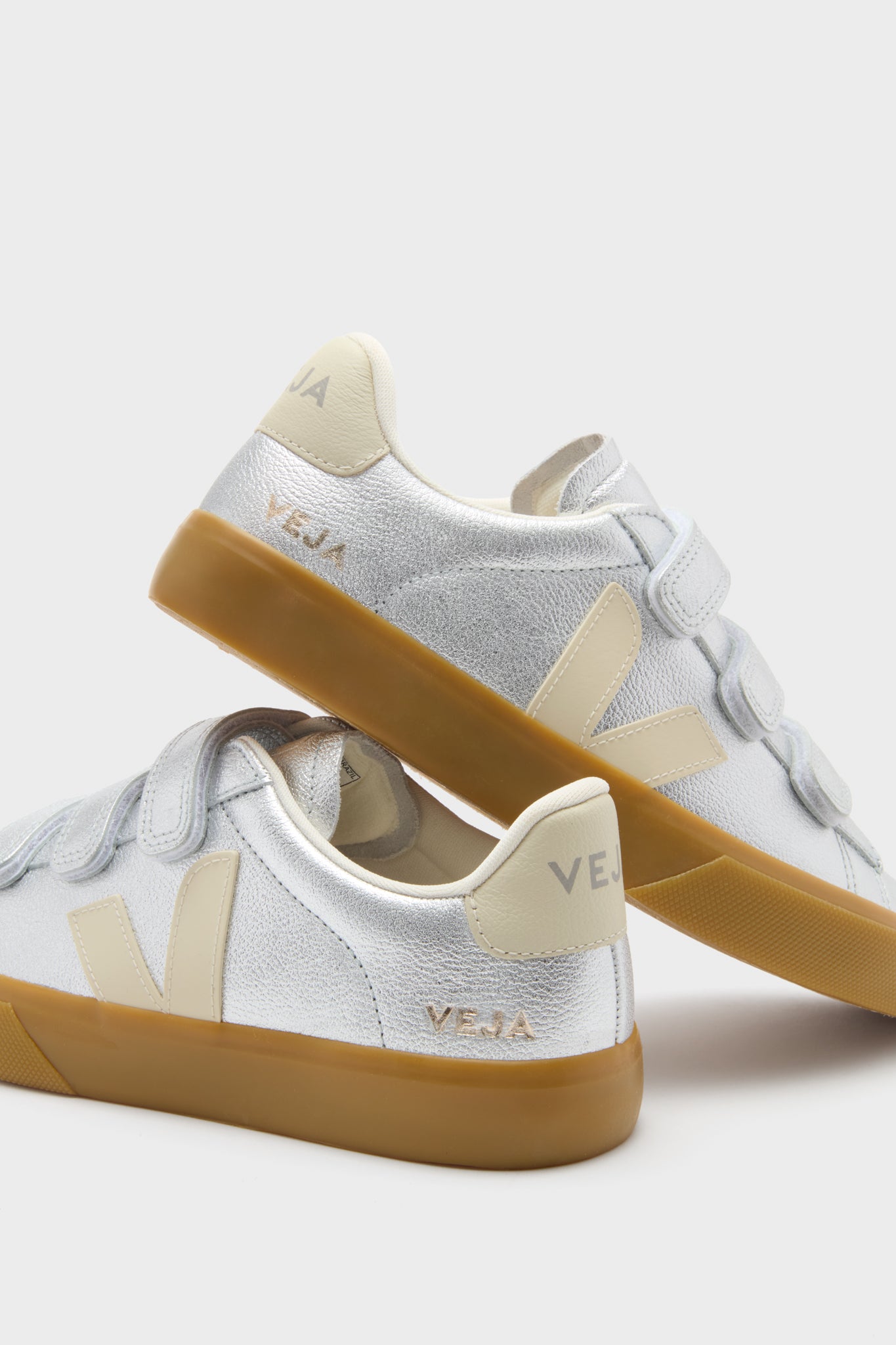 Silver Pierre Recife Logo Sneakers