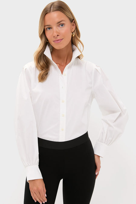 White Carolina Button Down