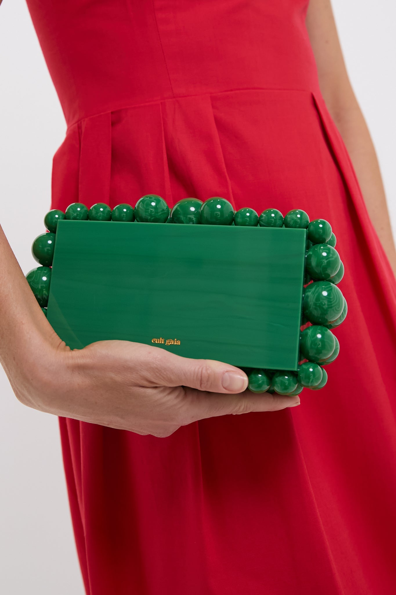 Deep Basil Eos Clutch