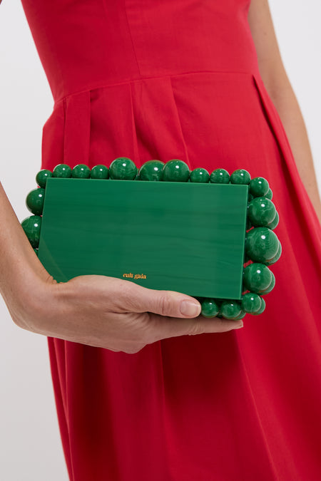 Deep Basil Eos Clutch