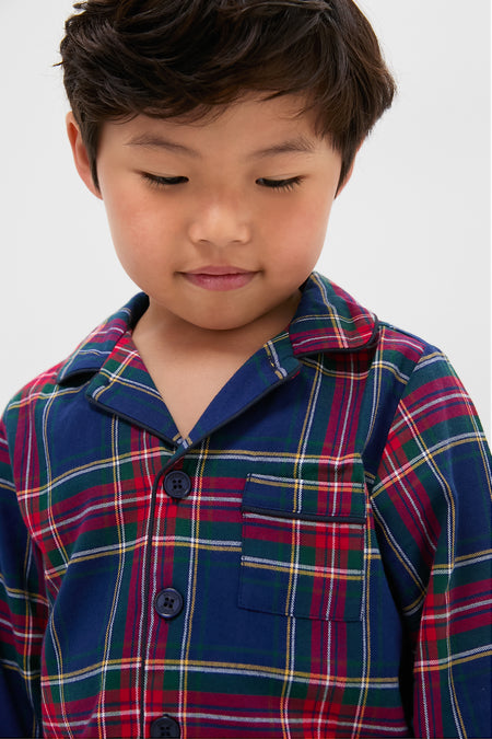 Kids Windsor Tartan Pajama Set