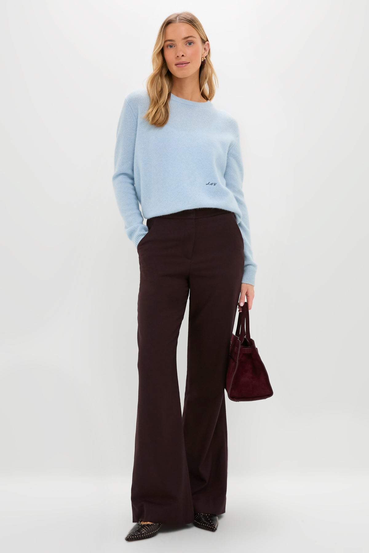 Dark Currant Melange Tonelli Pant