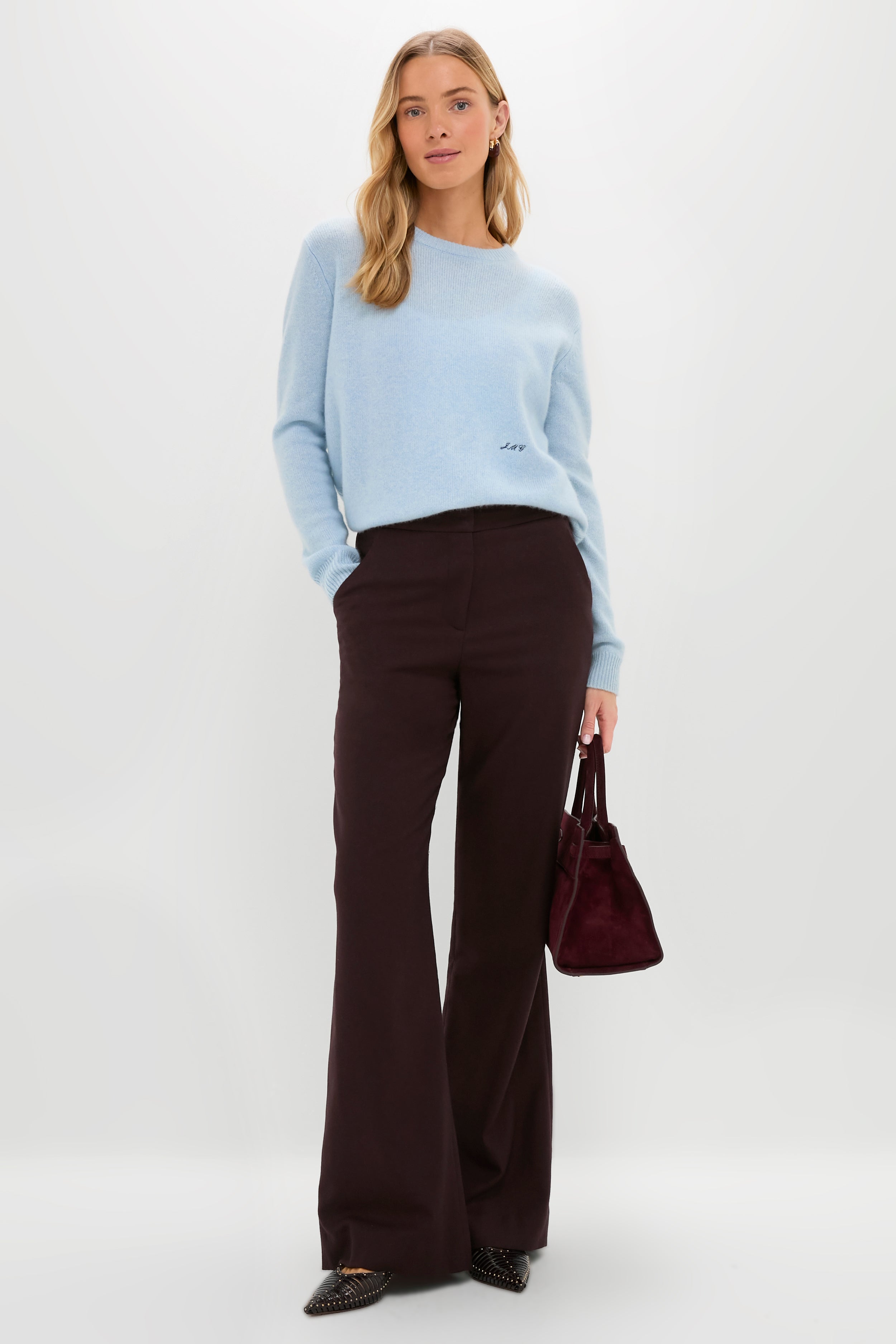 Dark Currant Melange Tonelli Pant