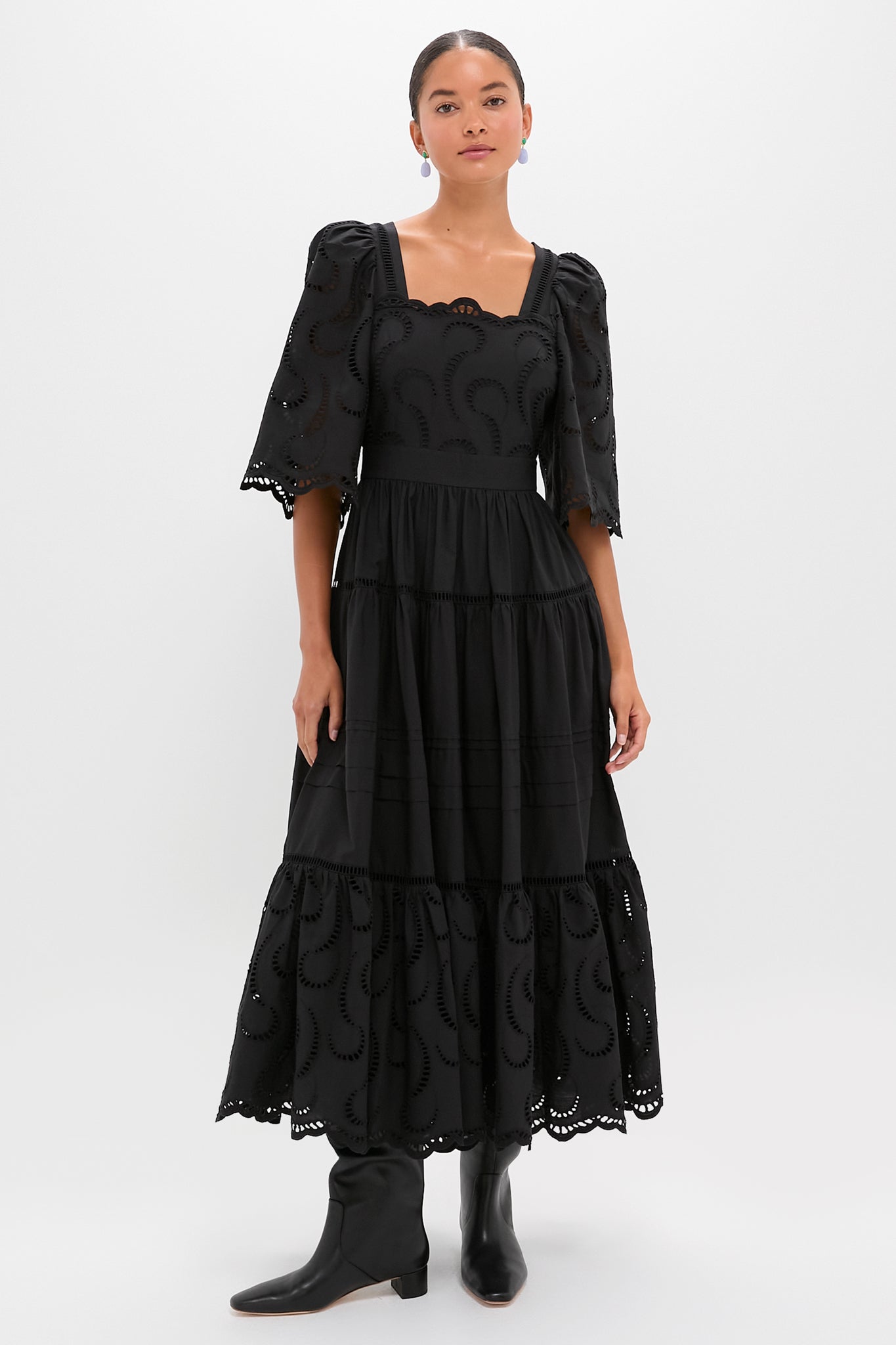 Black Zadie Dress | Hunter Bell