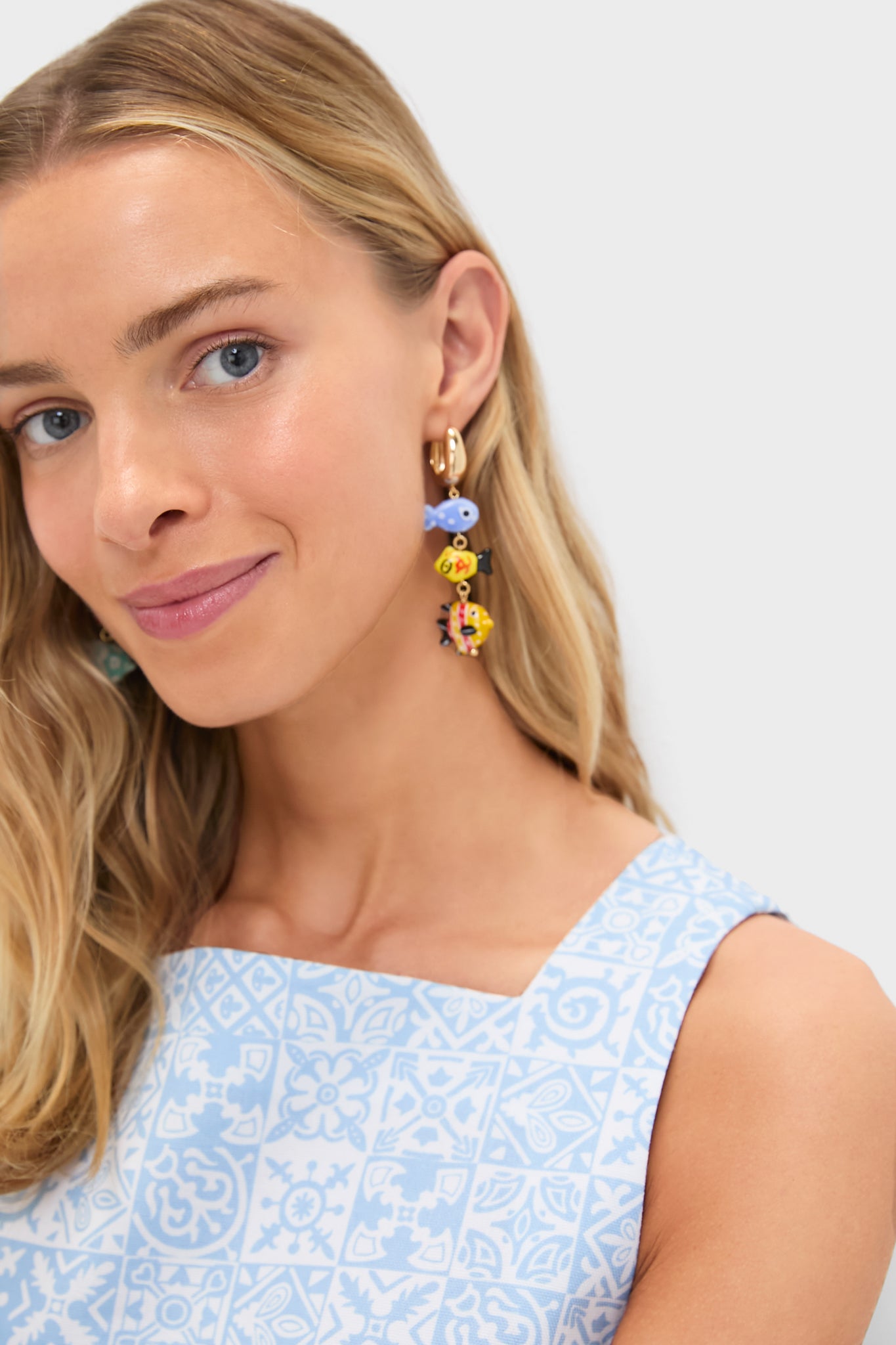 Multi Calista Drop Earrings
