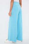 Bright Blue Wide Leg Comfort Stretch Finn Pants
