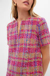 Pink Multi Tweed Eadie Mini Dress