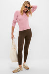 Dusty Rose Ribbed Holden Turtleneck