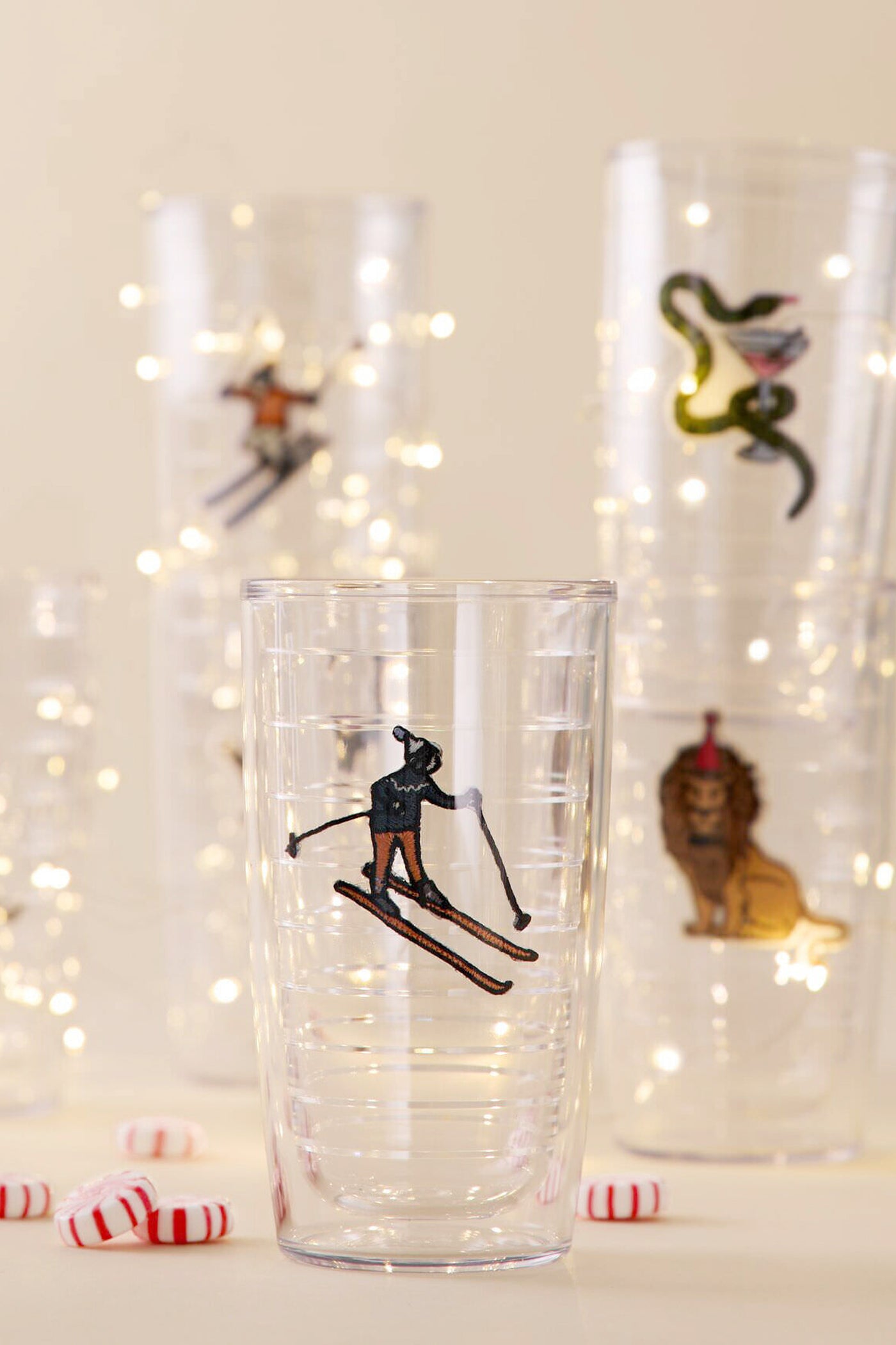 Skiers Tumblers Set of 4
