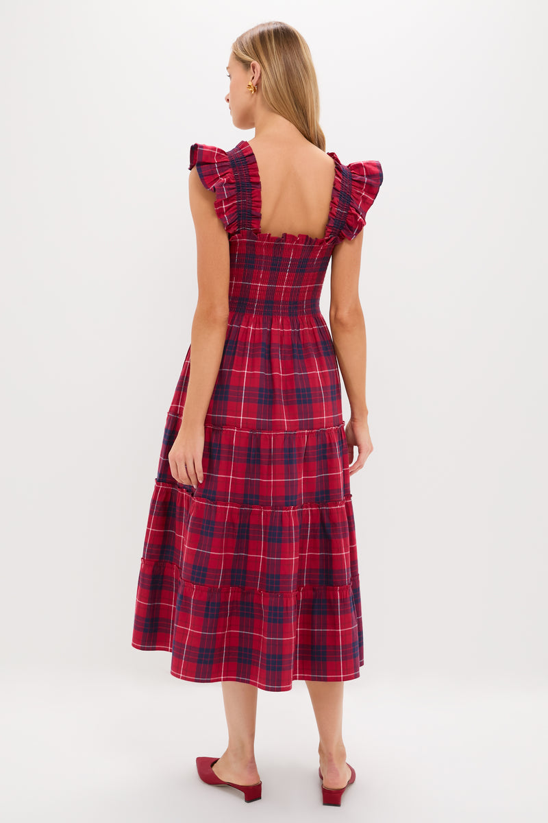 Cherry Tartan Ellie Nap Dress