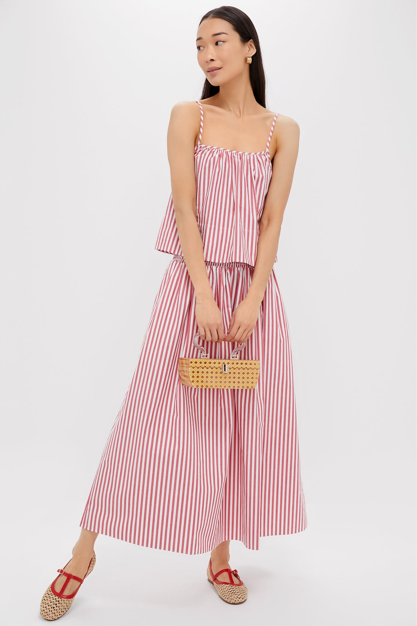 Lipstick Red Noreen Skirt