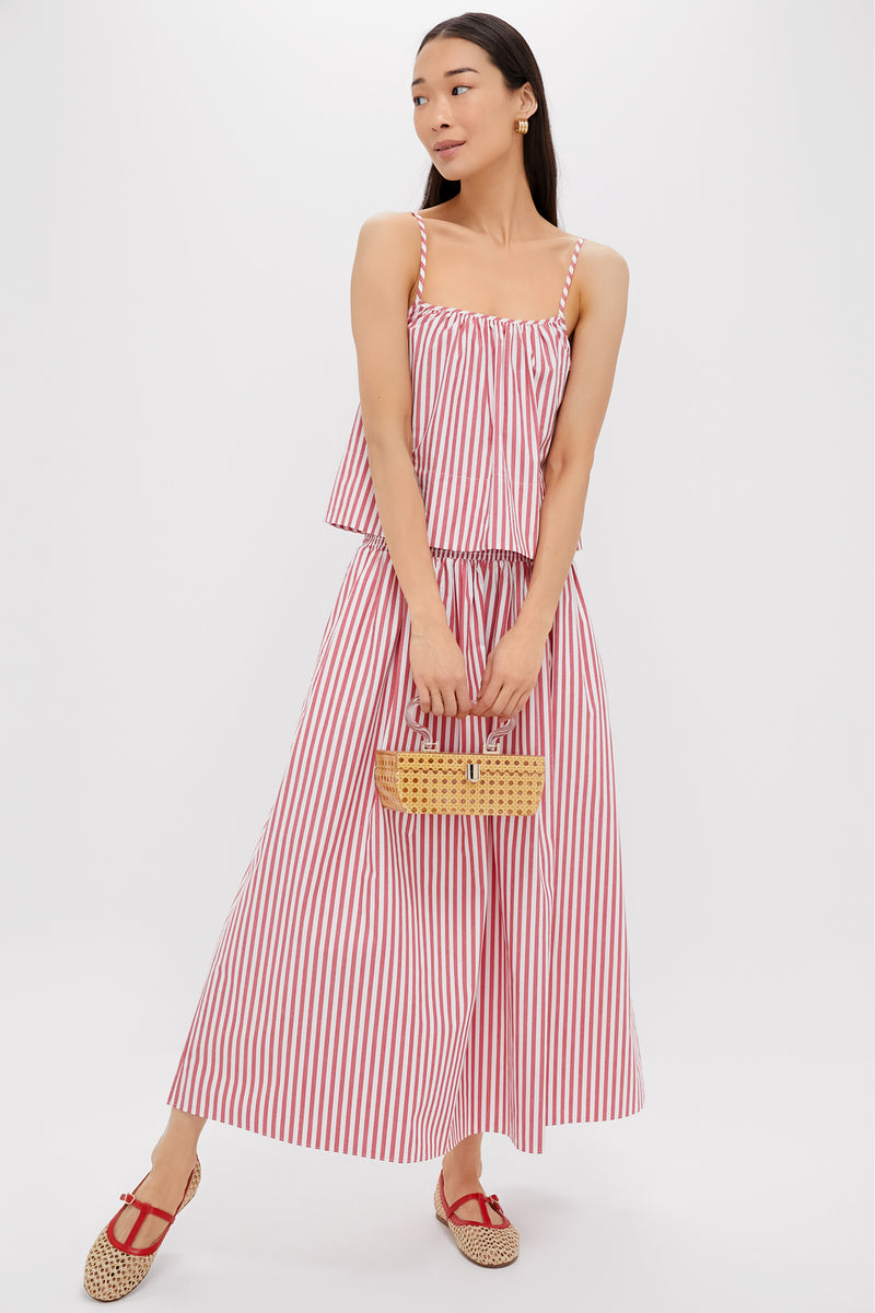 Lipstick Red Noreen Skirt