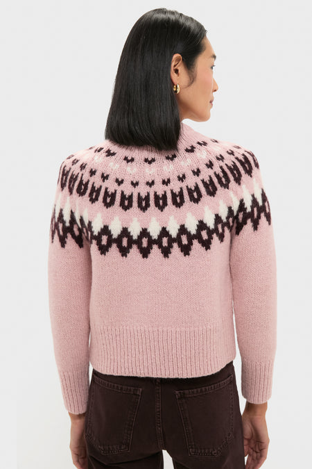 Deep Petal Multi Anne Fairisle Pullover