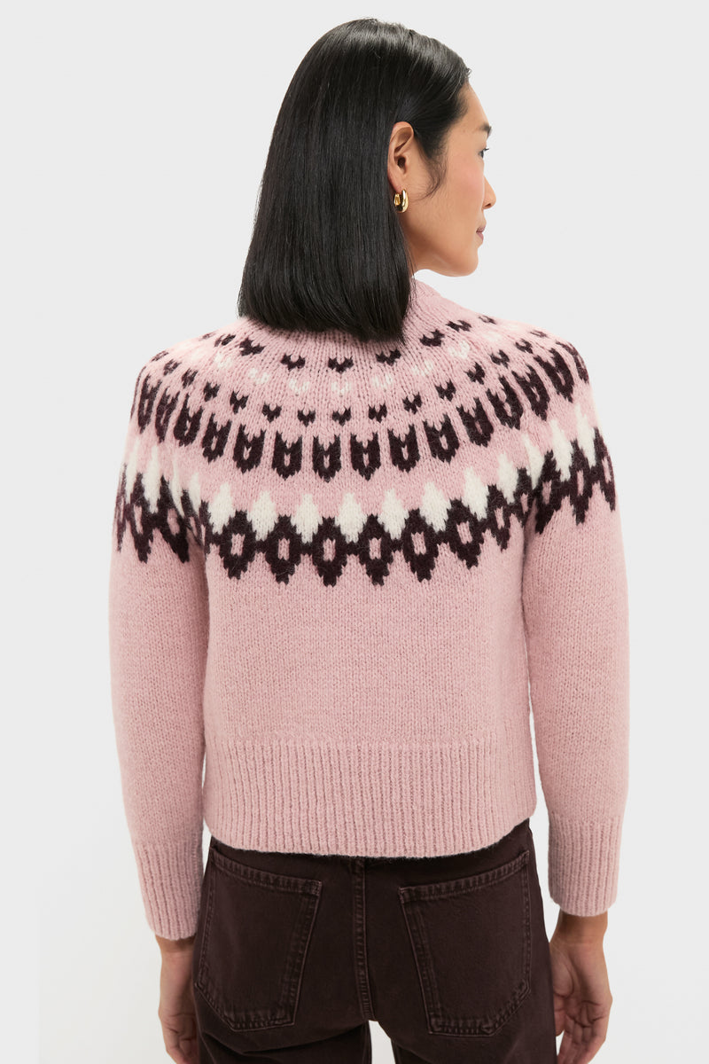 Deep Petal Multi Anne Fairisle Pullover