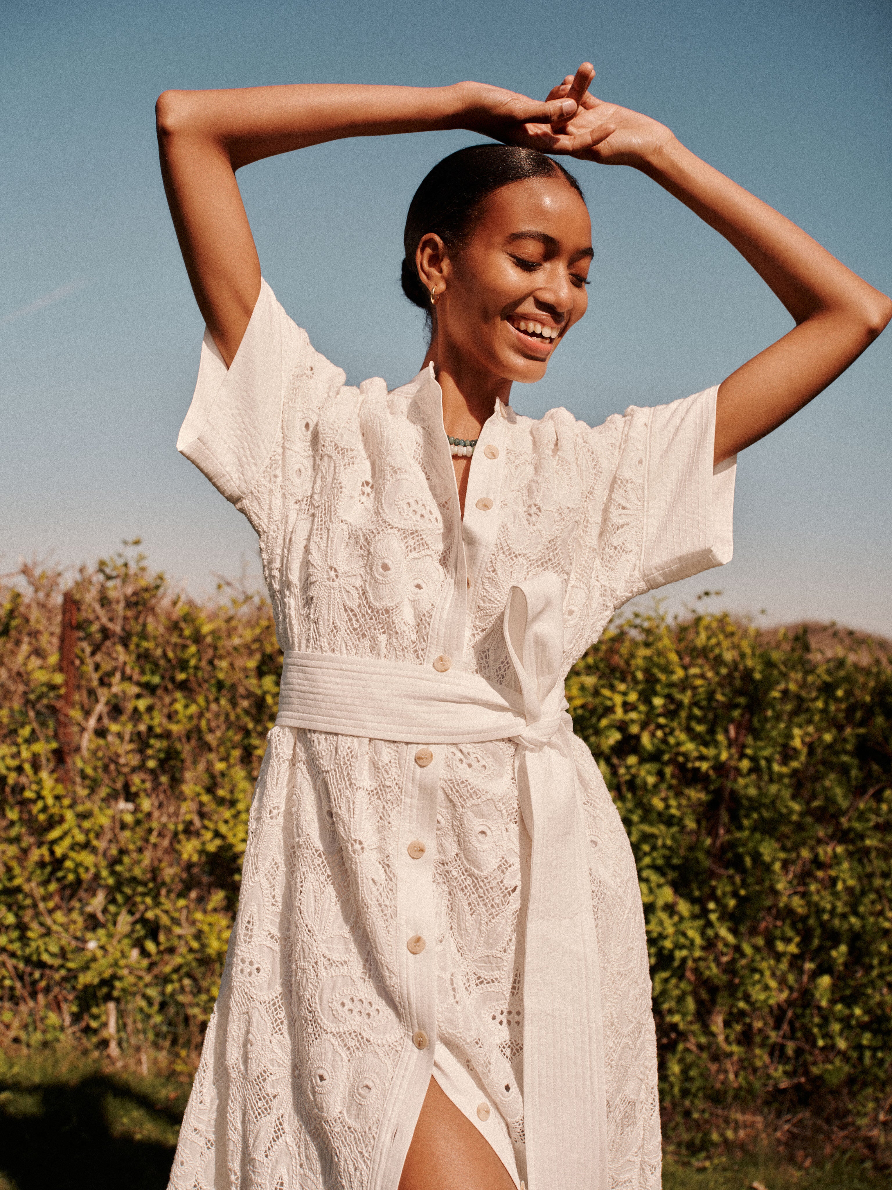 ワンピース acka lace no sleeve dress lace no sleeve dress – Acka online store