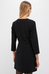 Black Crepe Haley Dress