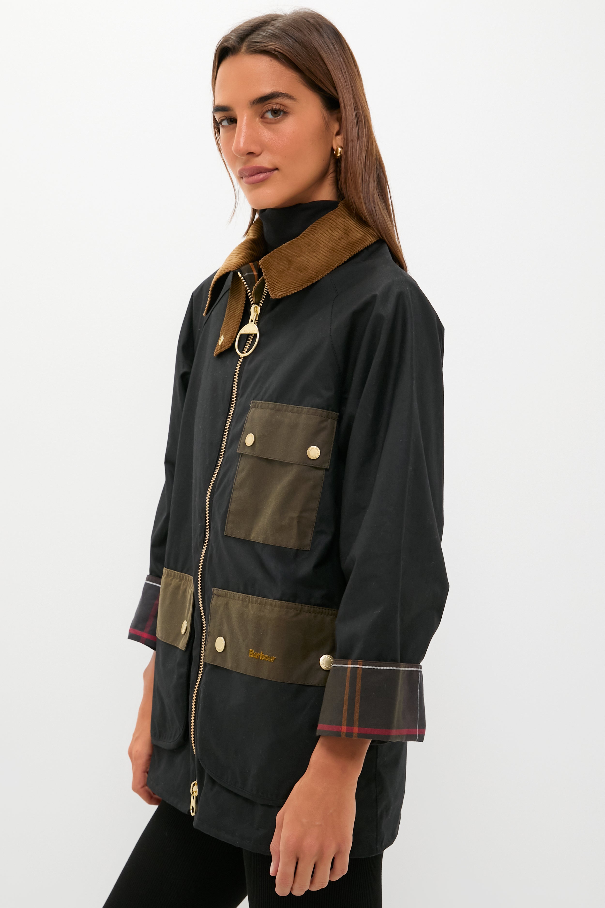 Black Luella Wax Jacket | Barbour