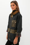 Black Luella Wax Jacket