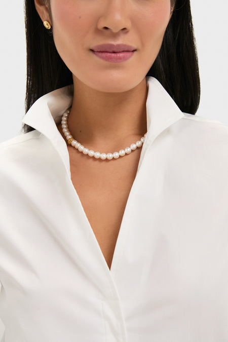Pearl Berry Single Strand Necklace