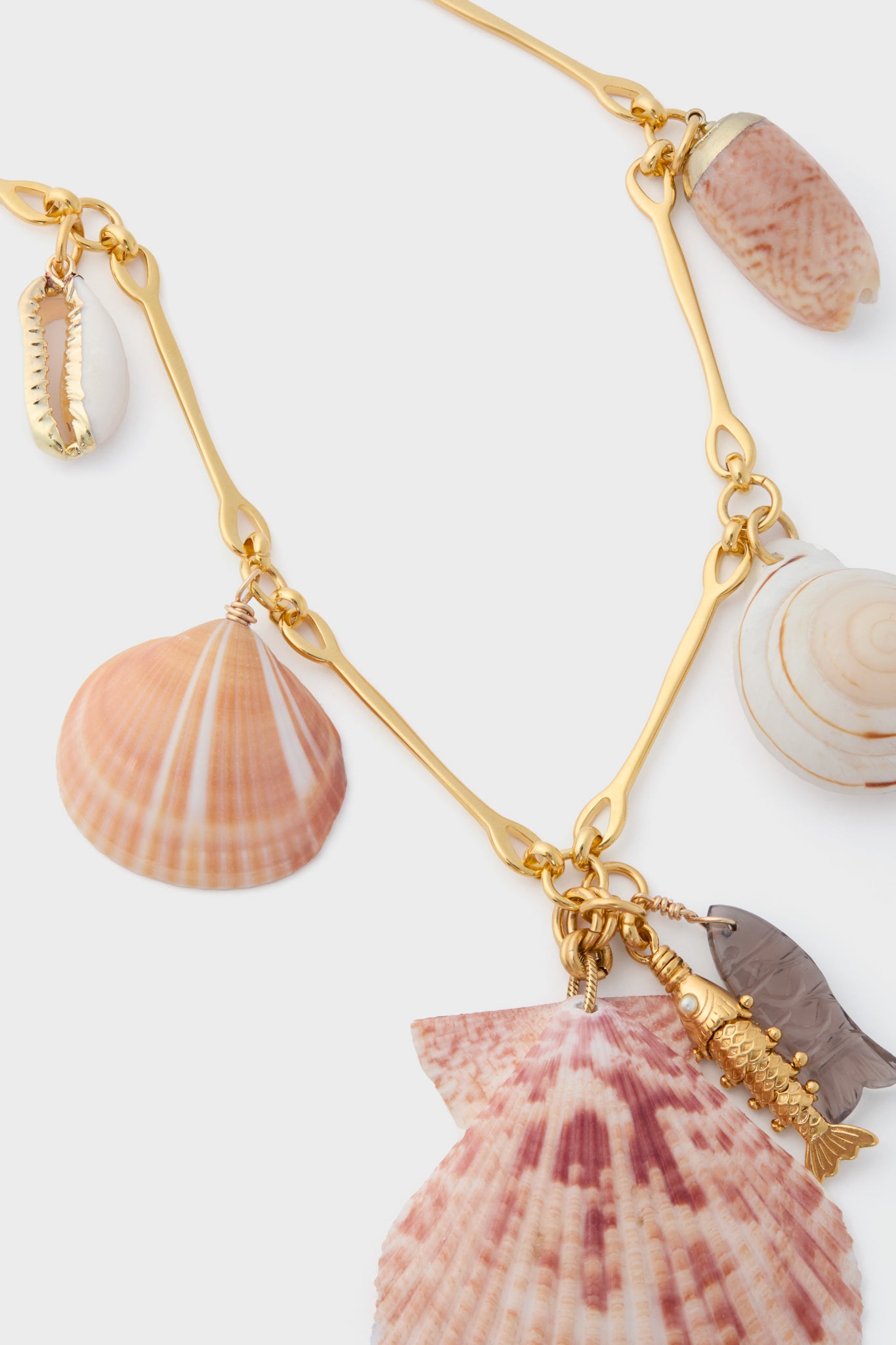 Gold Shell Delmar Necklace