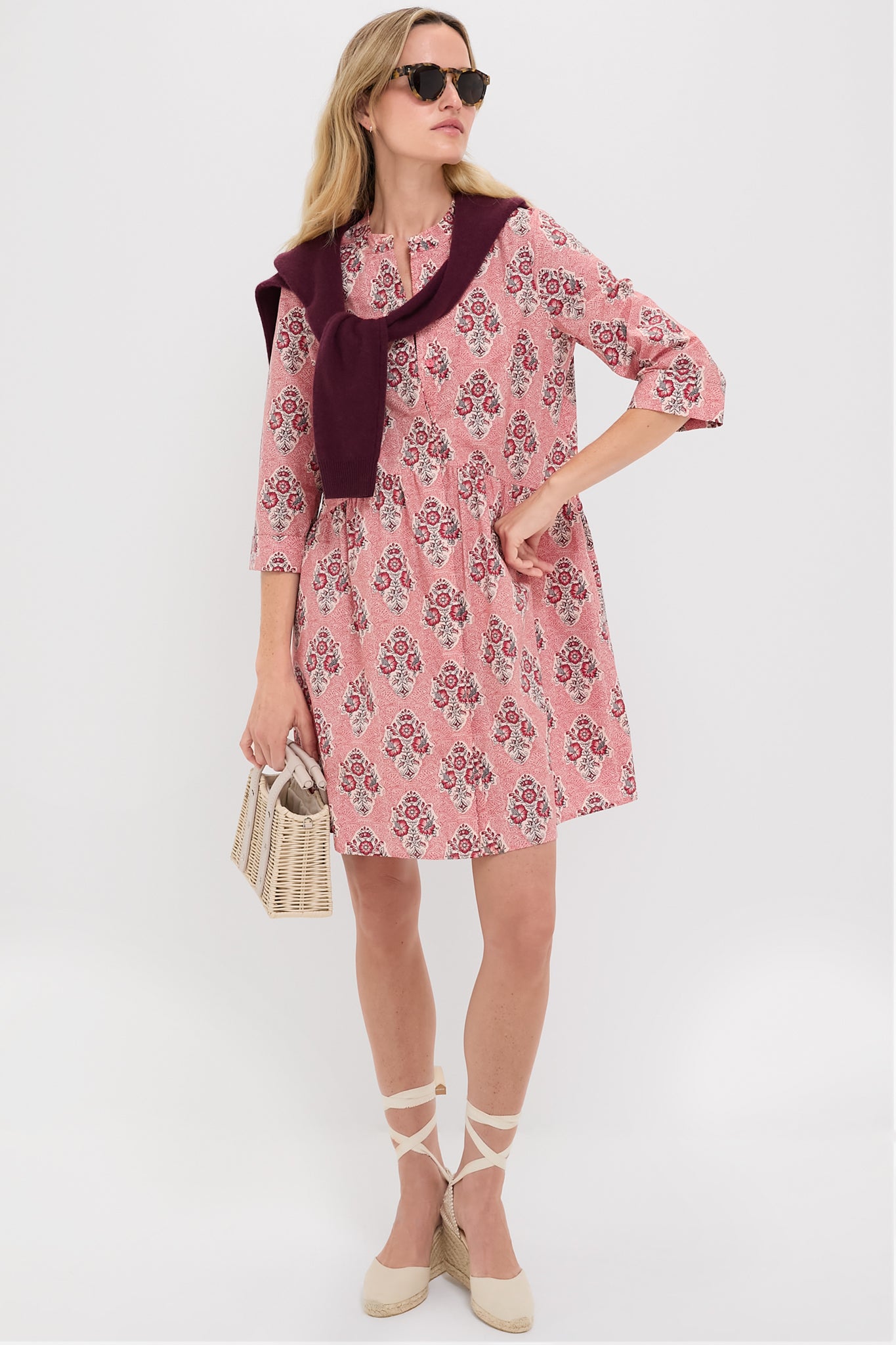 Scarlet Sonata Royal Shirt Dress