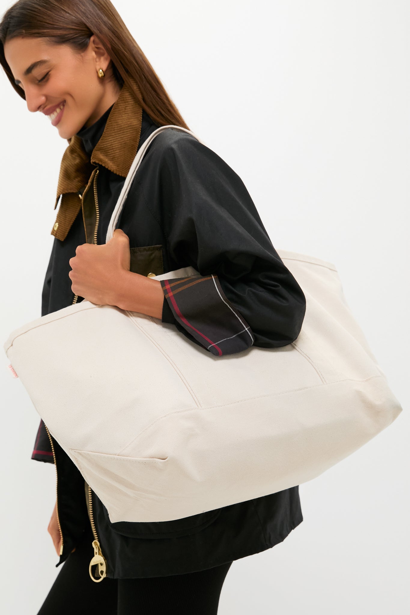 Natural Large Canvas Tote | CB Station