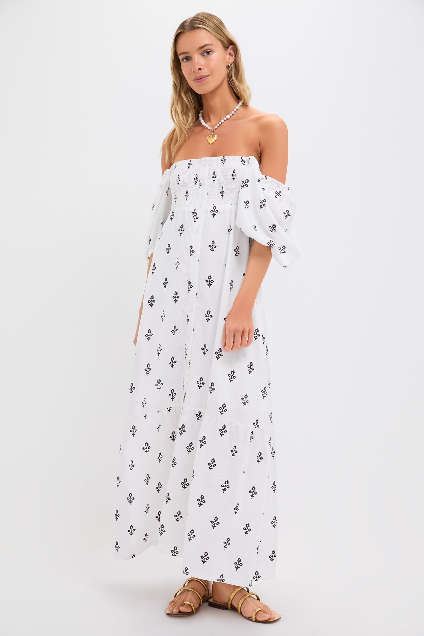 Exclusive Daughters Blackberry Wine Santiago 3 Maxi Dress