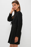 Black Crepe Blair Bow Coat Dress