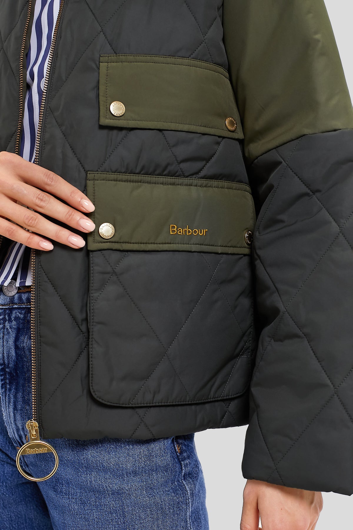 Olive Milby Quilted Jacket Barbour