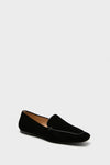 Black Velvet Kam Loafers