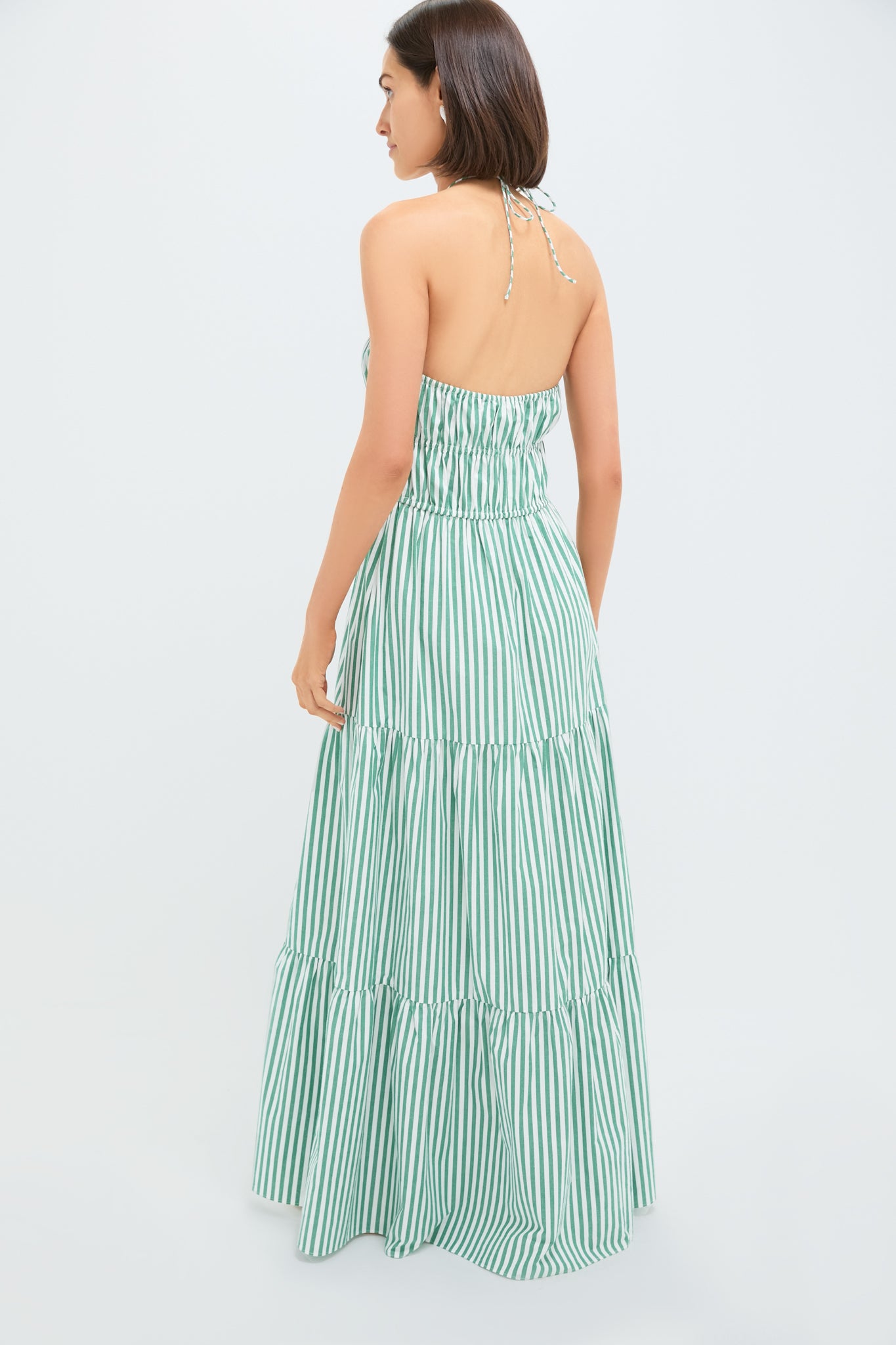 Tennis Green Striped Jodie Dress