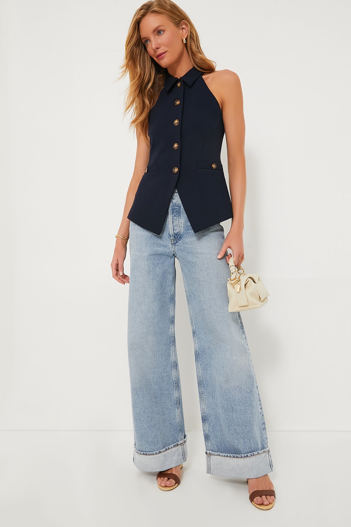 Navy Orlinda Vest