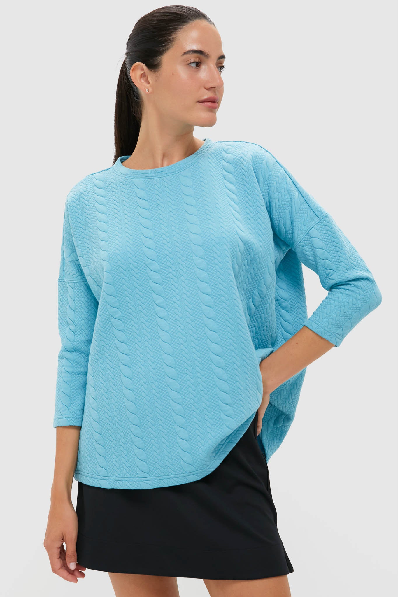 Milky Blue Ally Swing Sweatshirt
