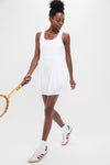 White Racerback Performance Jersey Brent Tennis Dress