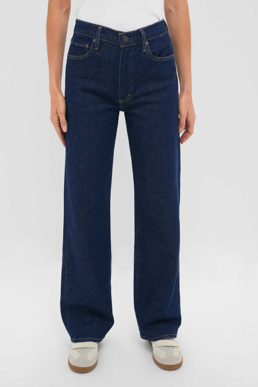 AGOLDE Harper Mid Rise Relaxed Straight Jeans