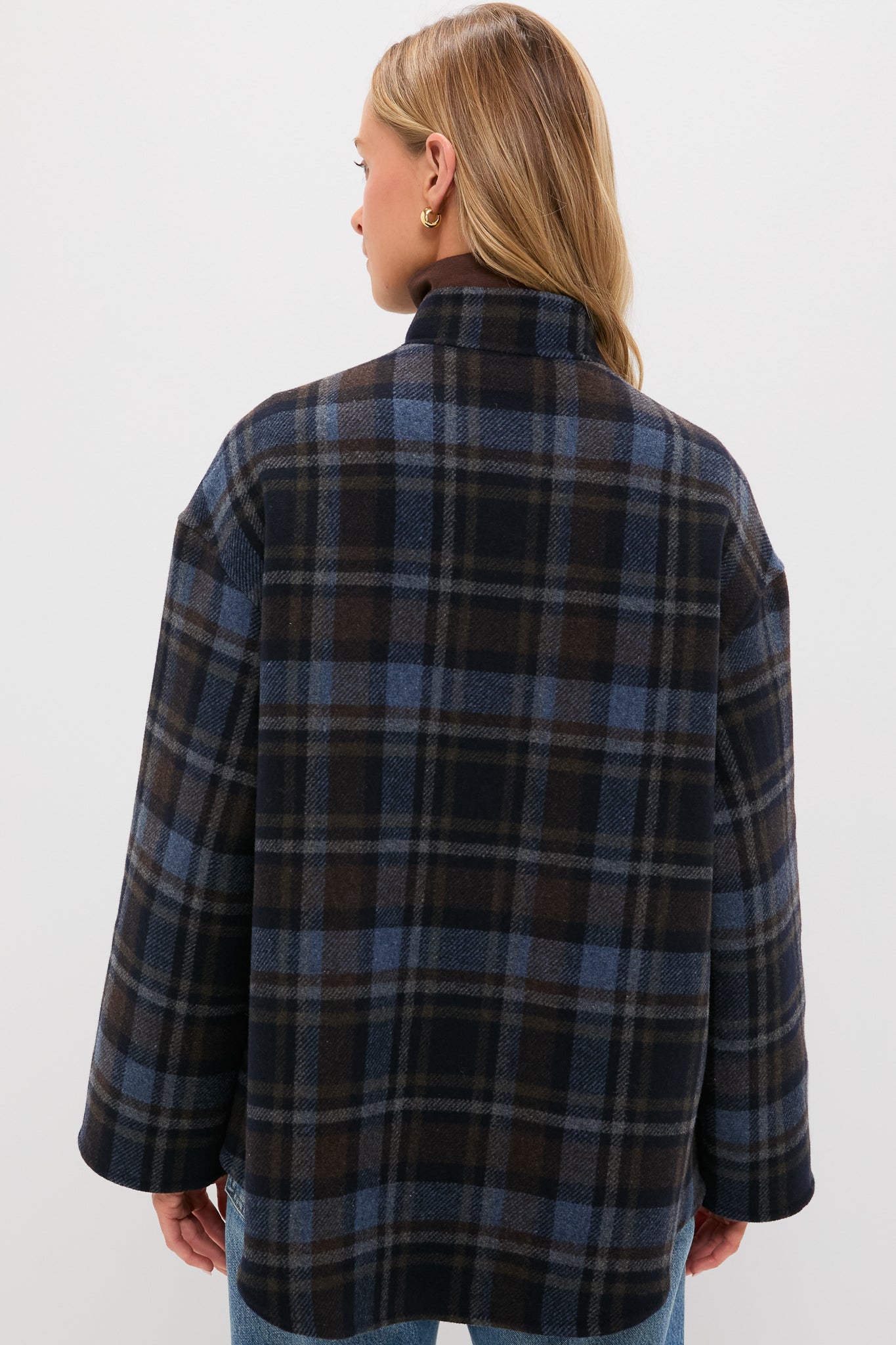 Navy and Plaid Reversible Bonnie Jacket | Tuckernuck