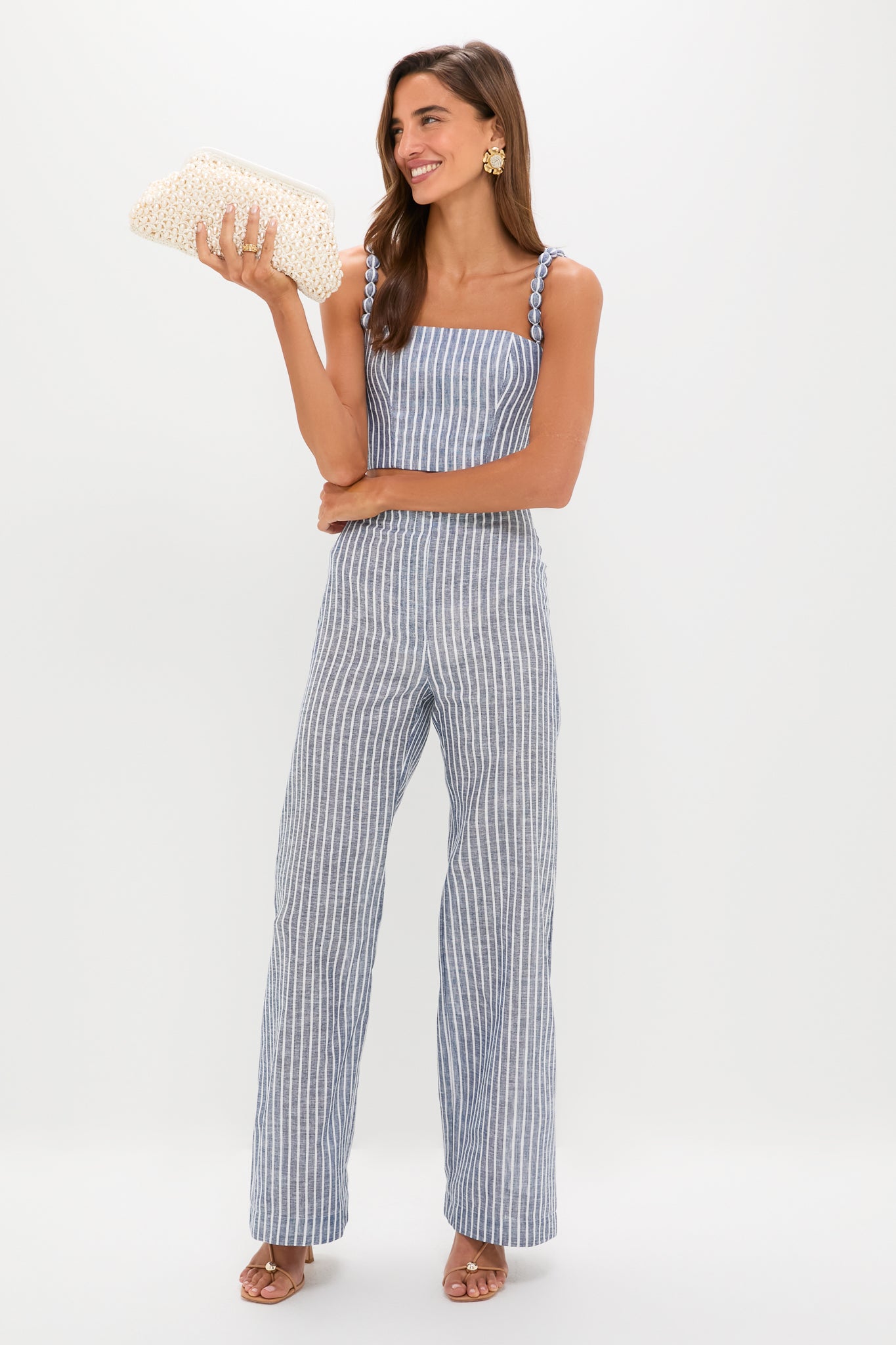 White Perola Clutch