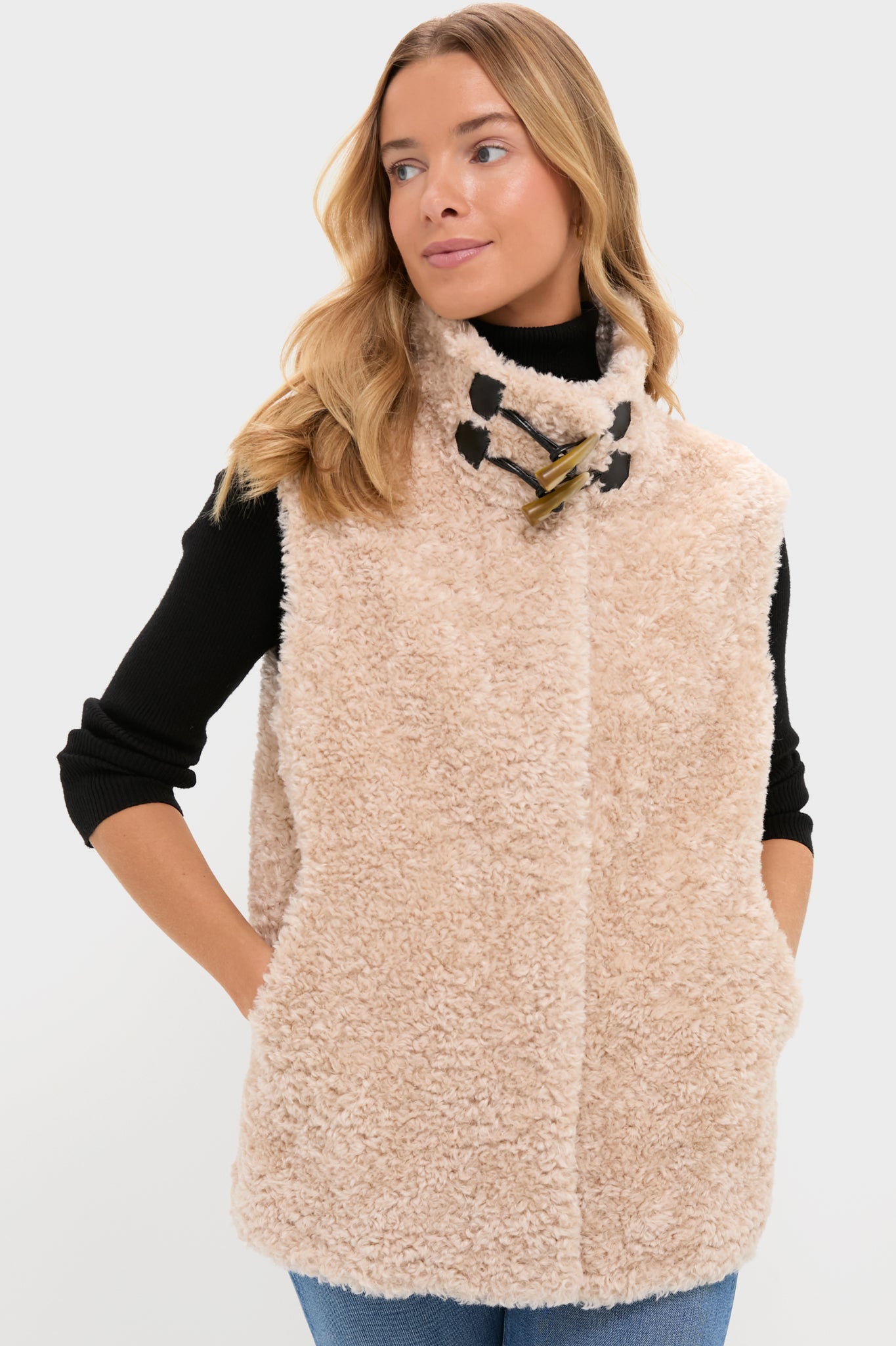 Tan Sherpa Wilson Vest | Tuckernuck