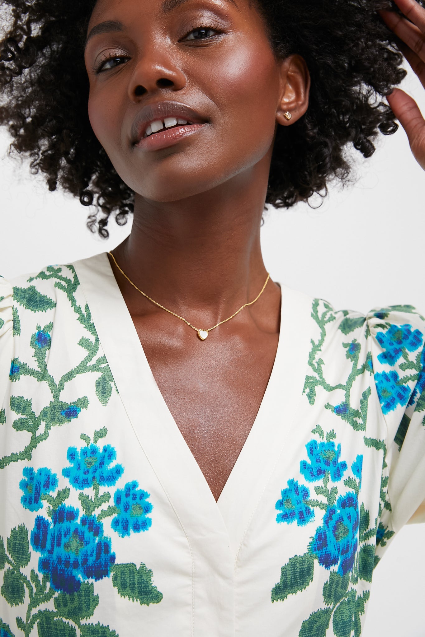 Gold Petite Heart Necklace